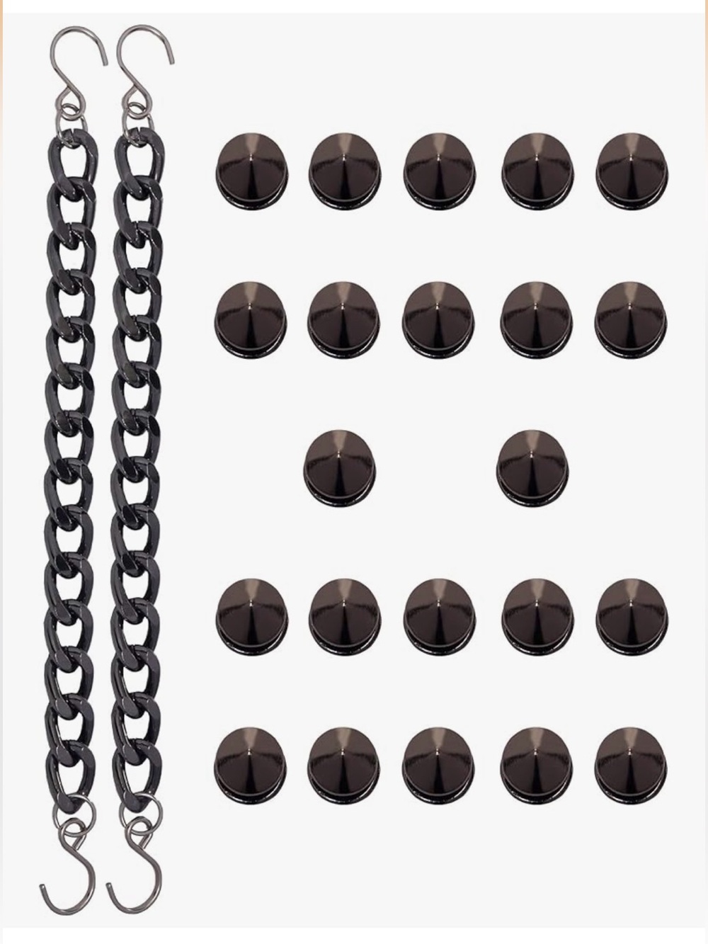 Goth Crocs accessories